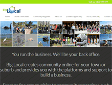 Tablet Screenshot of biglocal.com.au